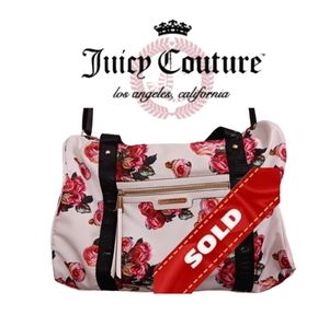 SOLD......Juicy Couture floral Duffle bag
